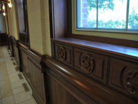 Wainscot, appliques and moldings
