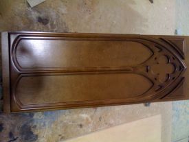 CNC produced gothic panel